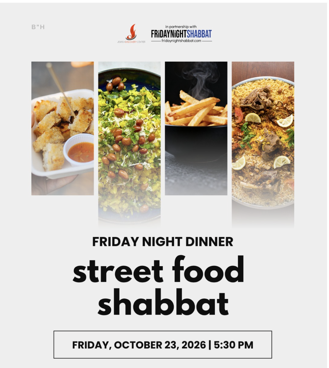 Friday Night Dinner Street Food Shabbat
