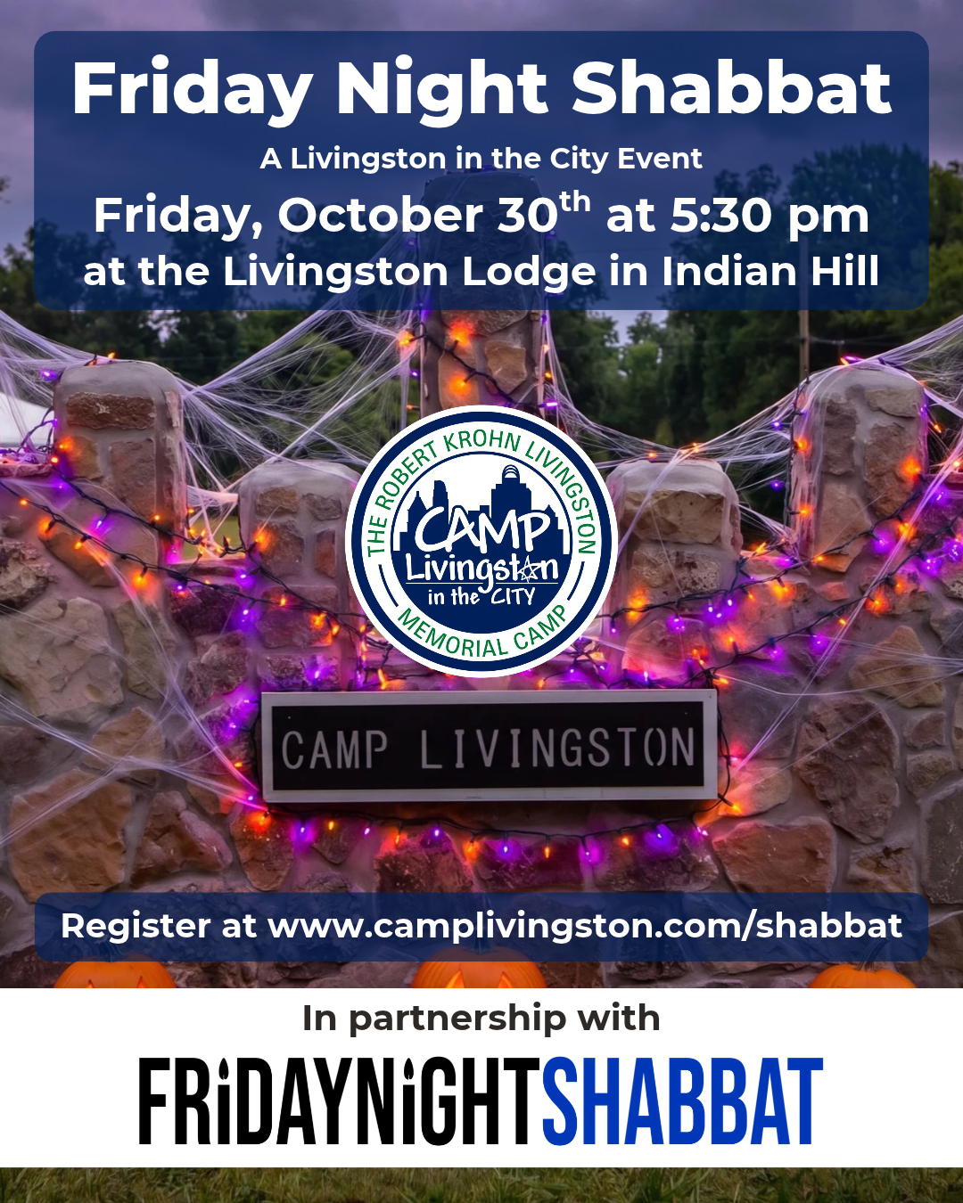 A Livingston in the City Event - Friday Night Shabbat